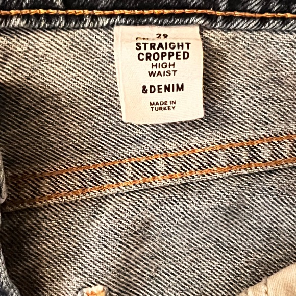 Denim Straight Cut High Waist Size 28 - Picture 5 of 5